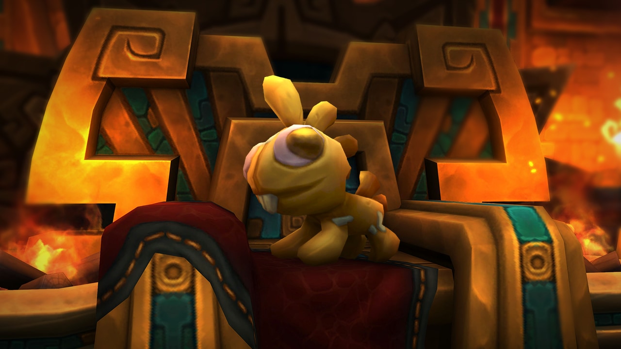 Cuddly Gold-Colored Grrgle dekor eşyası