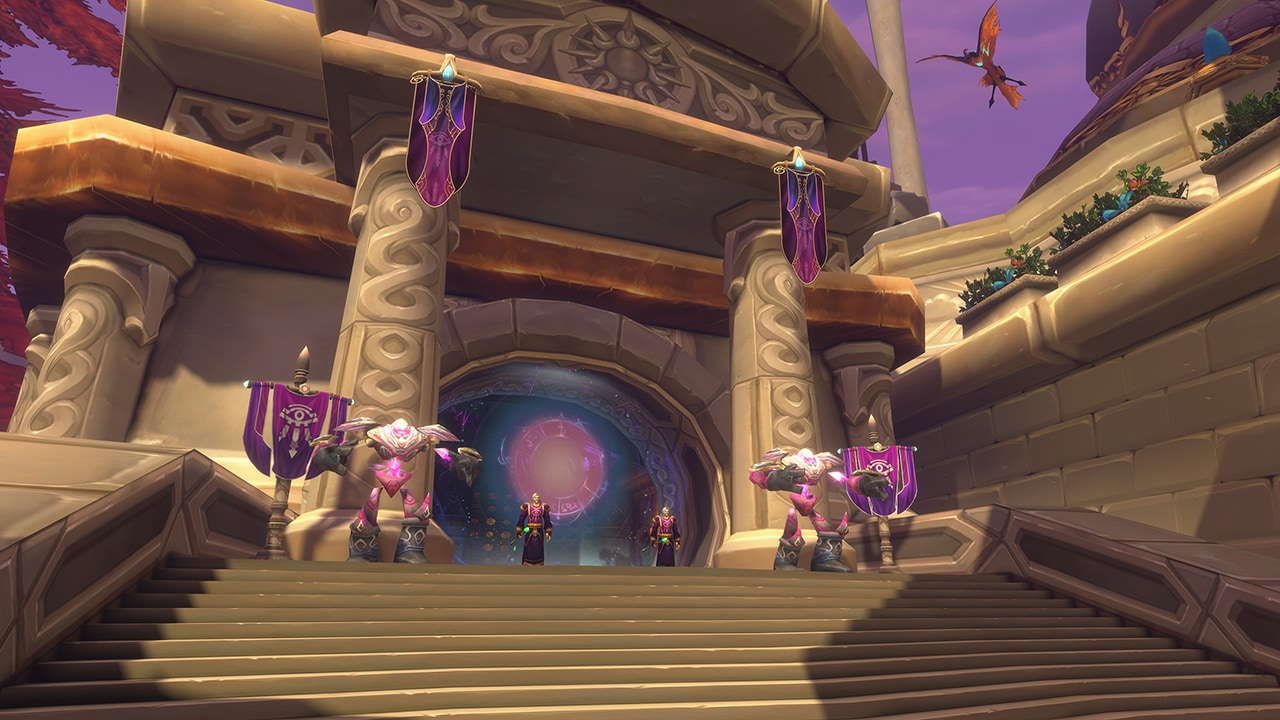 City of Dalaran dungeon’ından bir görüntü