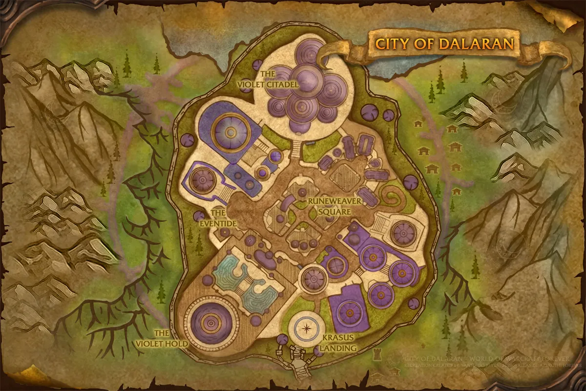 Santiago Reyes’in Dalaran haritası