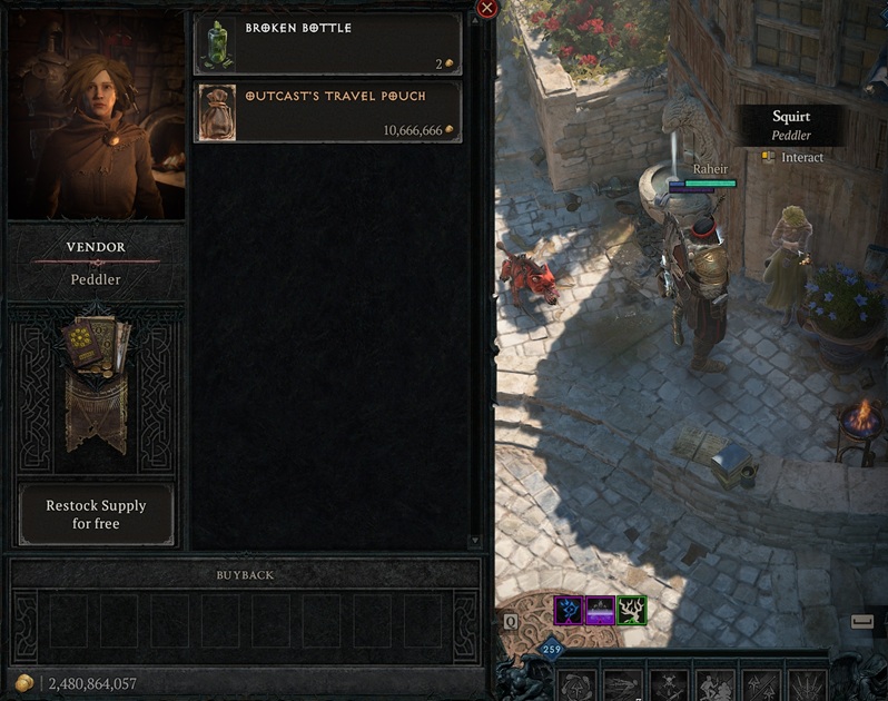 Temis’teki Squirt the Peddler