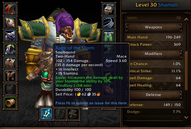 Rage of the Storm silahı