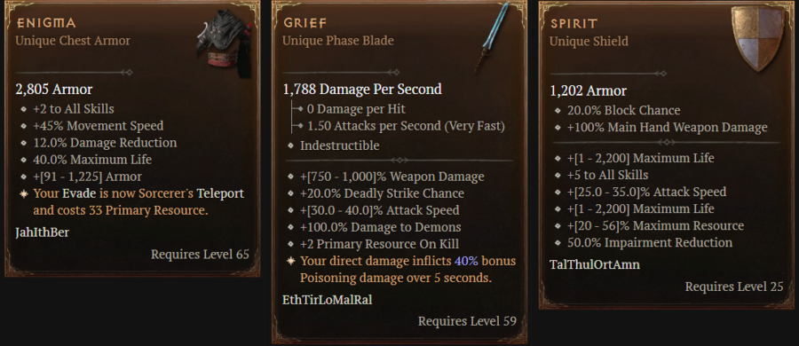 Diablo 4’e eklenen yeni Runeword’ler