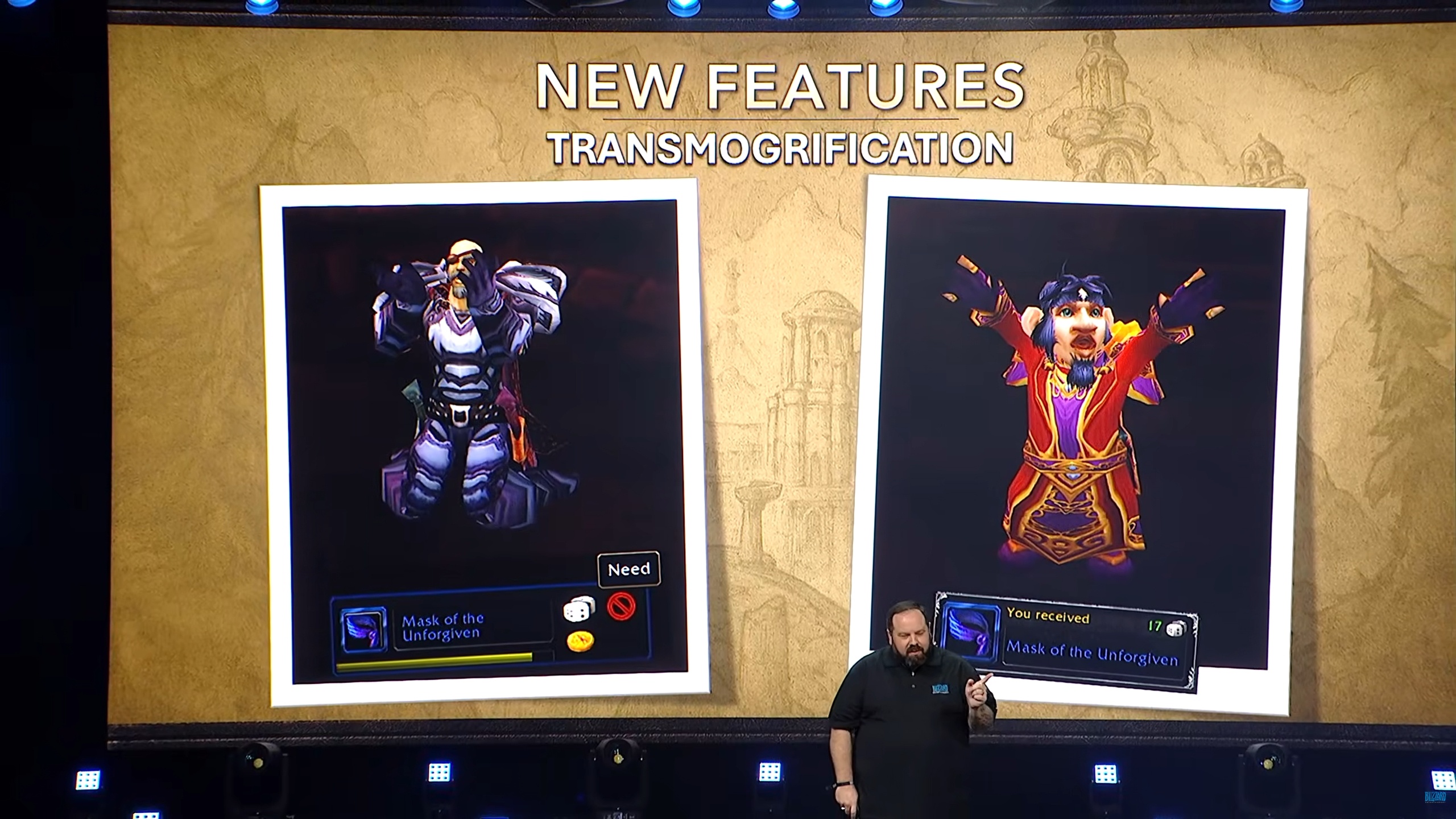 Dungeon’da düşen Rare item’ın transmog görünümü