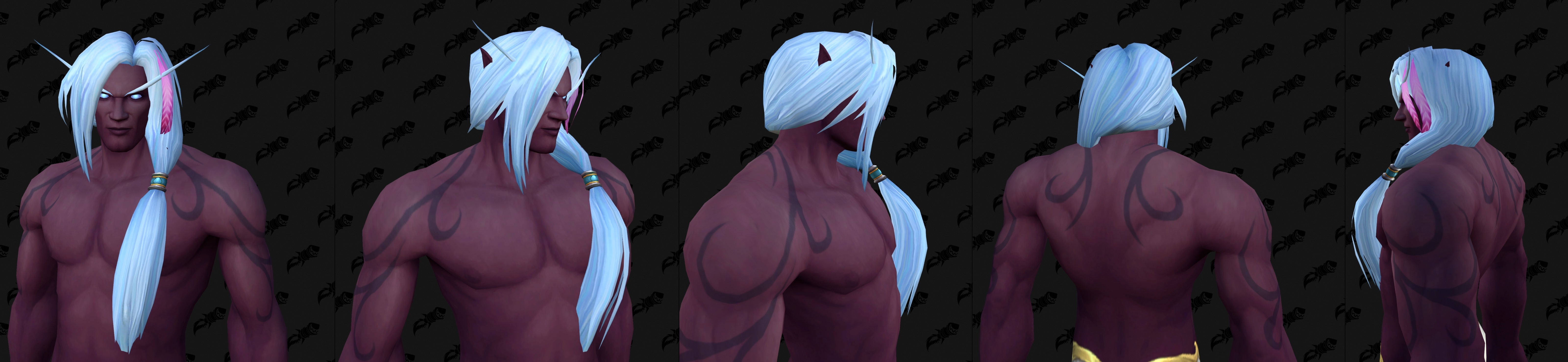 Skyborne erkek karakterin saç modeli seçeneklerinden biri