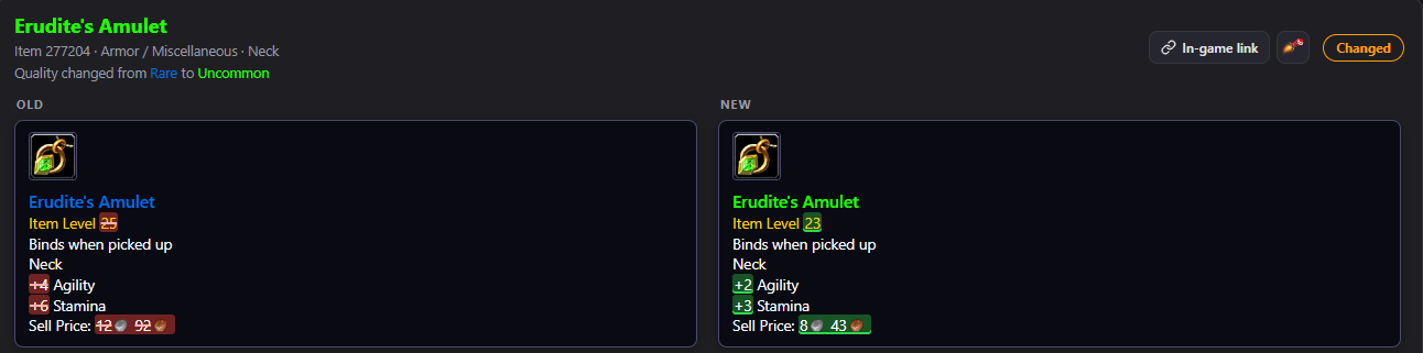 Erudite’s Amulet kolyesi
